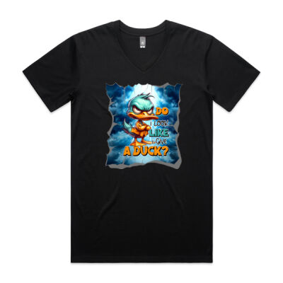 Duck with Attitude  - V-Neck T-Shirt Thumbnail